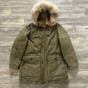 Vintage 50s Comfy Outdoor Garment Goose Down Puffer Parka Coat Size XL